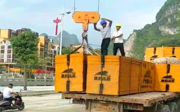 江西模板案例-黑豹建筑模板發往江西九江